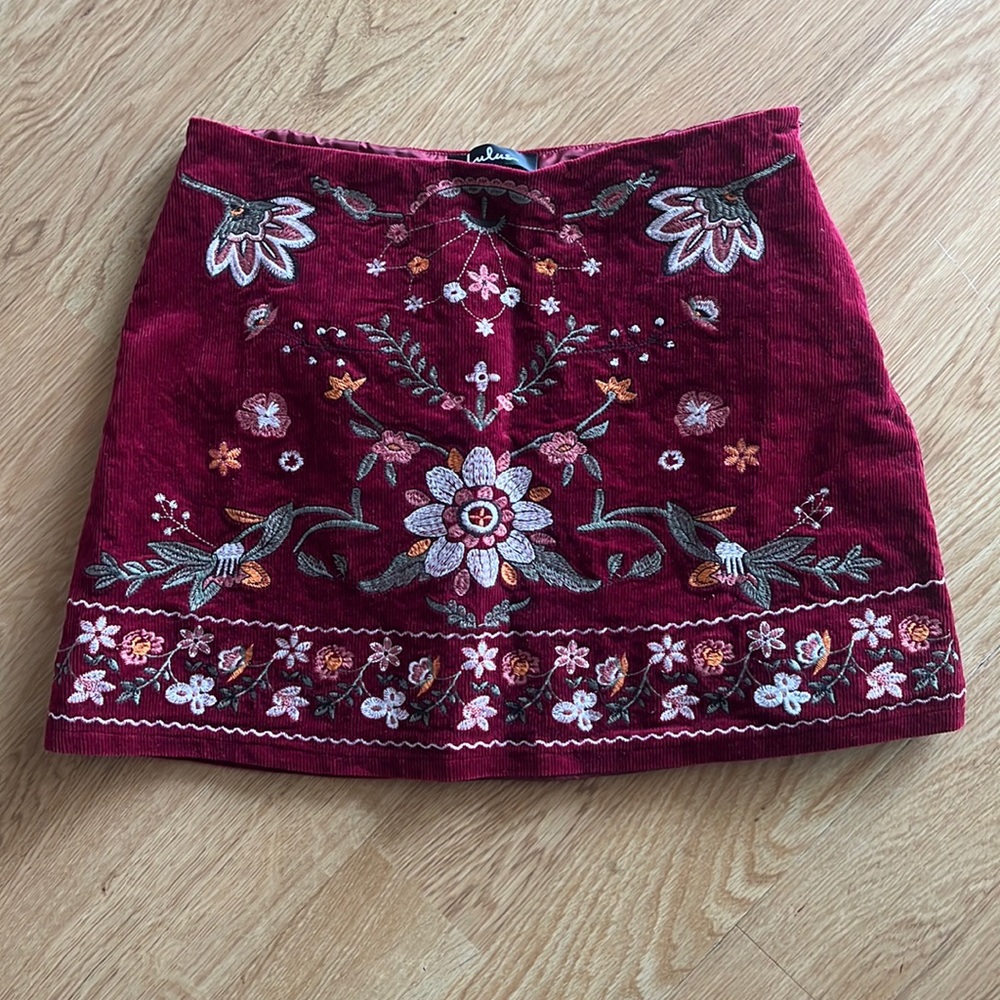 Corduroy skirt